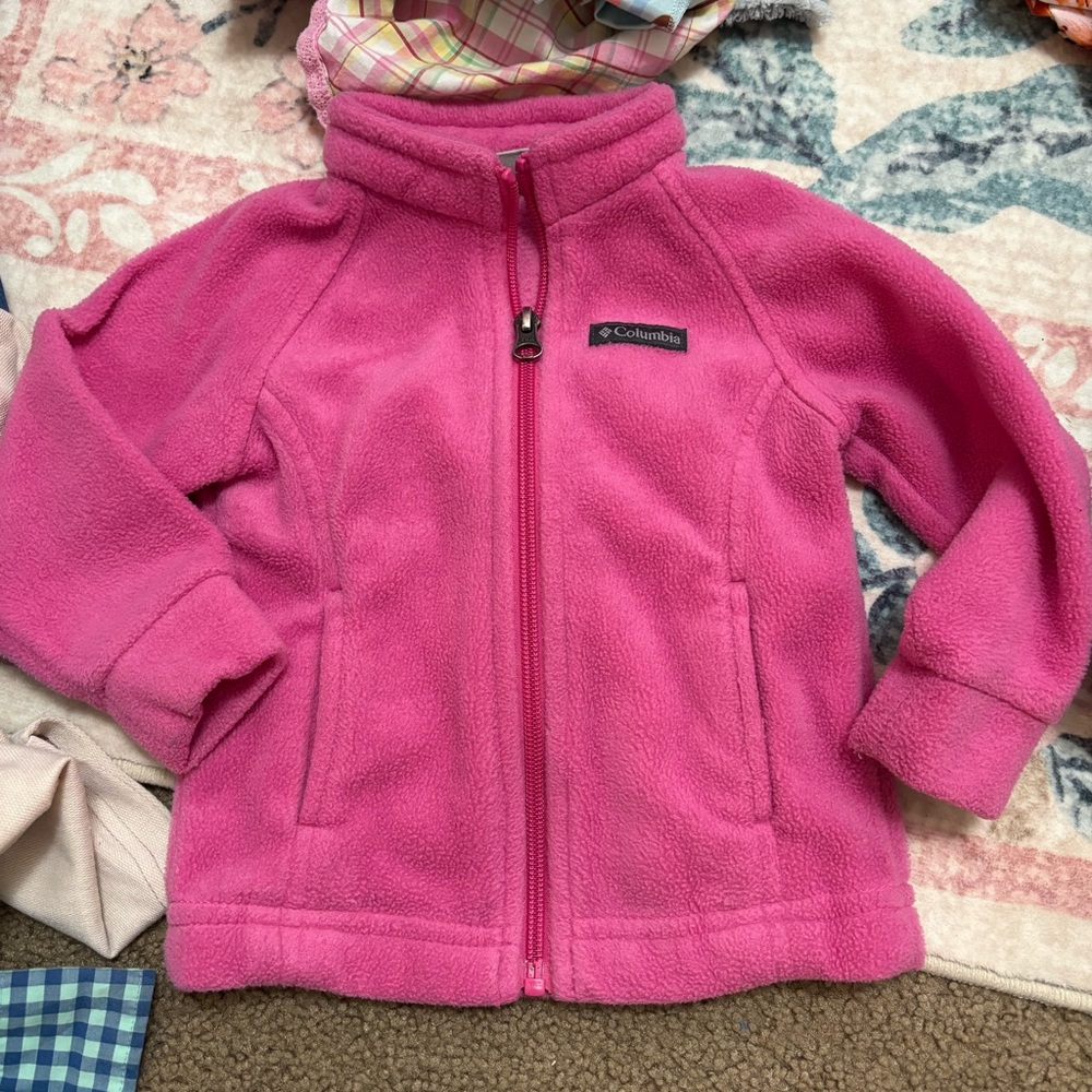 Columbia Vibrant Pink Fleece Jacket